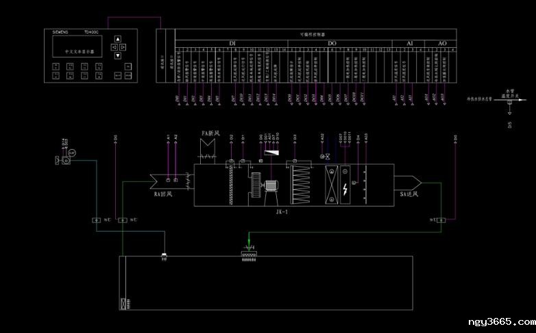 恒温恒湿控制系统原理图