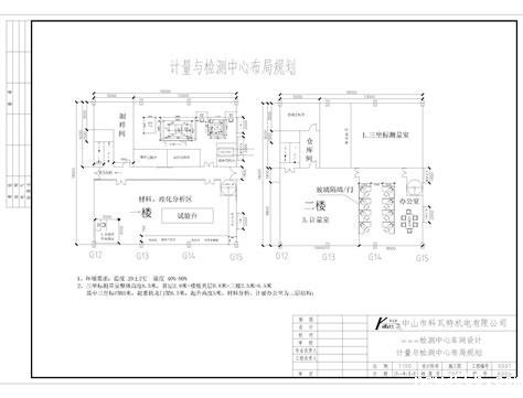 计量与检测中心恒温恒湿实验室设计图